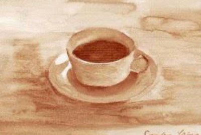 Café sobre a mesa - Sandra Lima