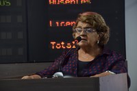Maria das Malhas denuncia falta de pediatras no Tarcísio Maia