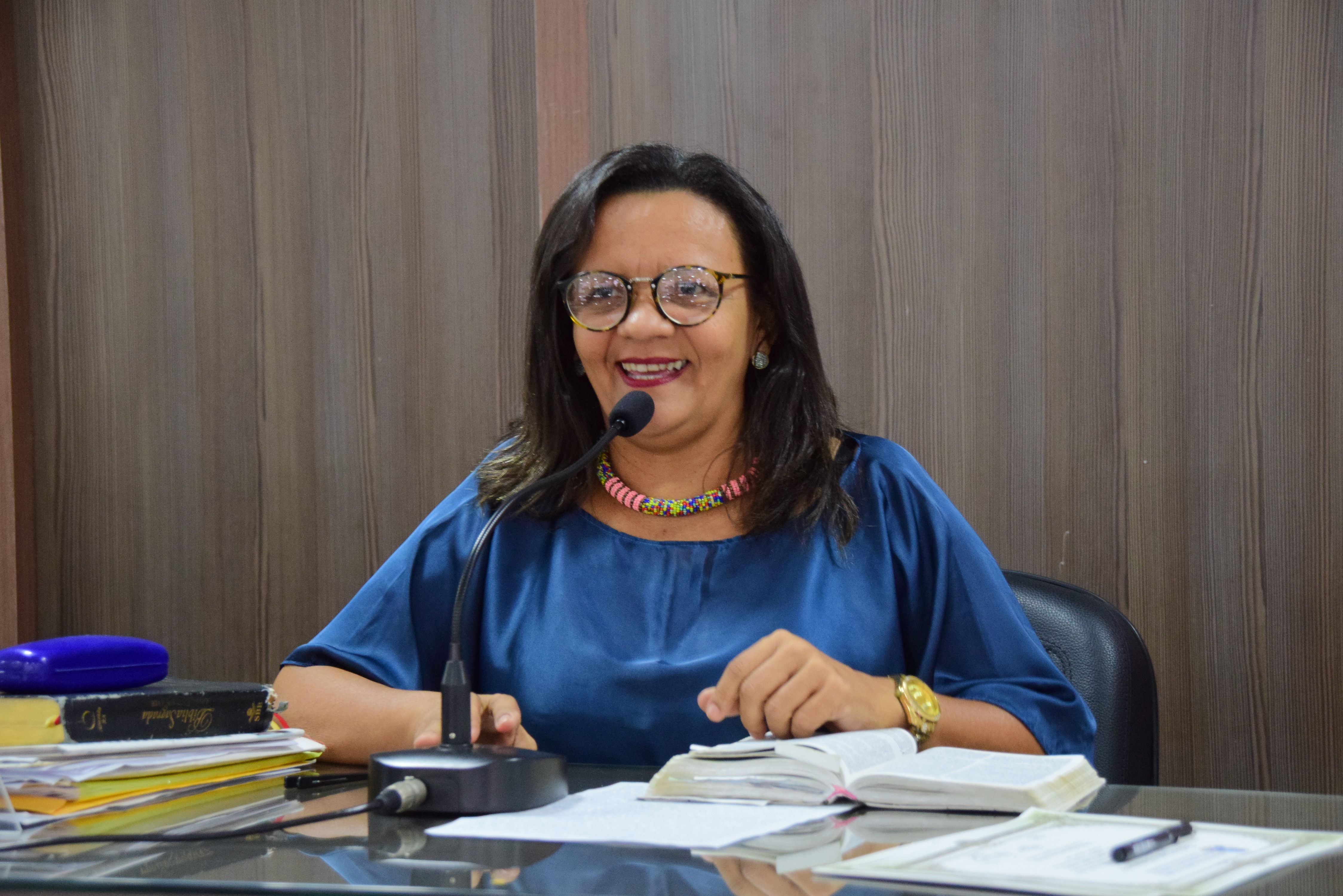 Aline Couto cobra melhorias e agradece pelos pleitos atendidos