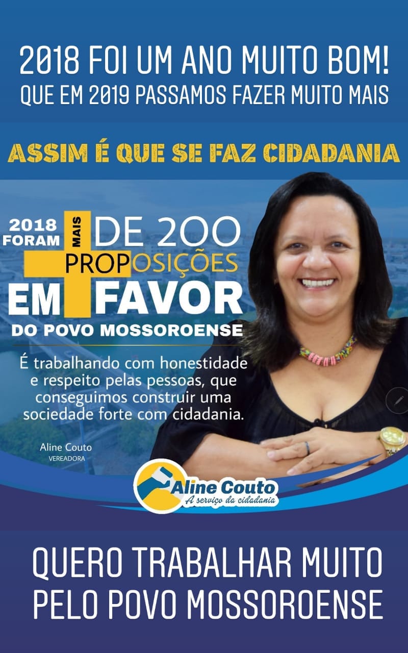 Aline Couto faz retrospectiva do trabalho desenvolvido em 2018
