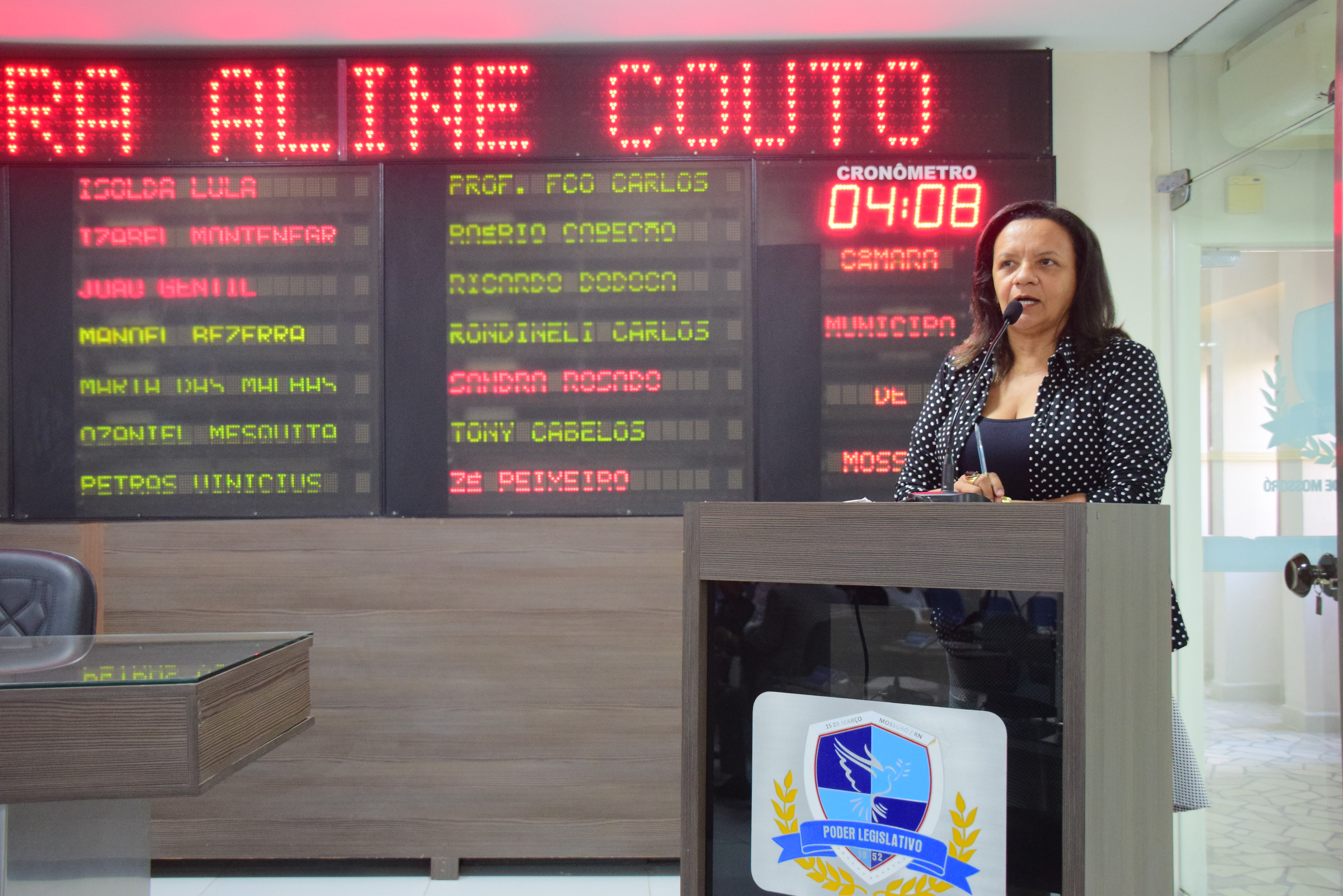 Aline Couto pede melhor assistência à saúde no Três Vinténs