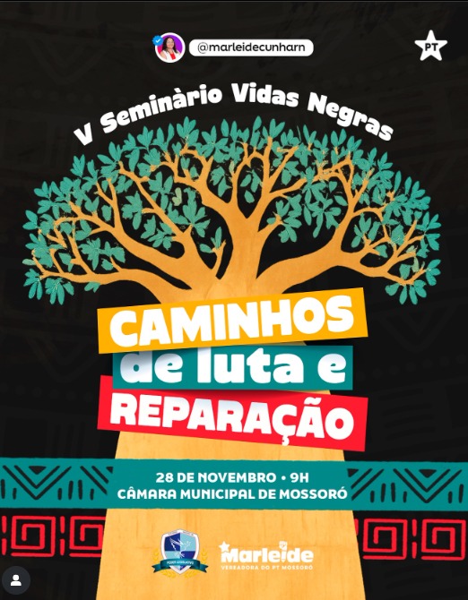 Câmara de Mossoró realiza a quinta edição do Seminário Vidas Negras