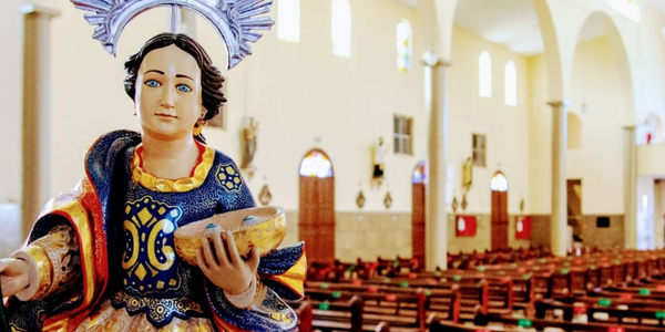 Câmara de Mossoró recebe imagem de Santa Luzia nesta terça-feira