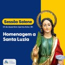  Câmara Municipal realiza solenidade em homenagem à Santa Luzia