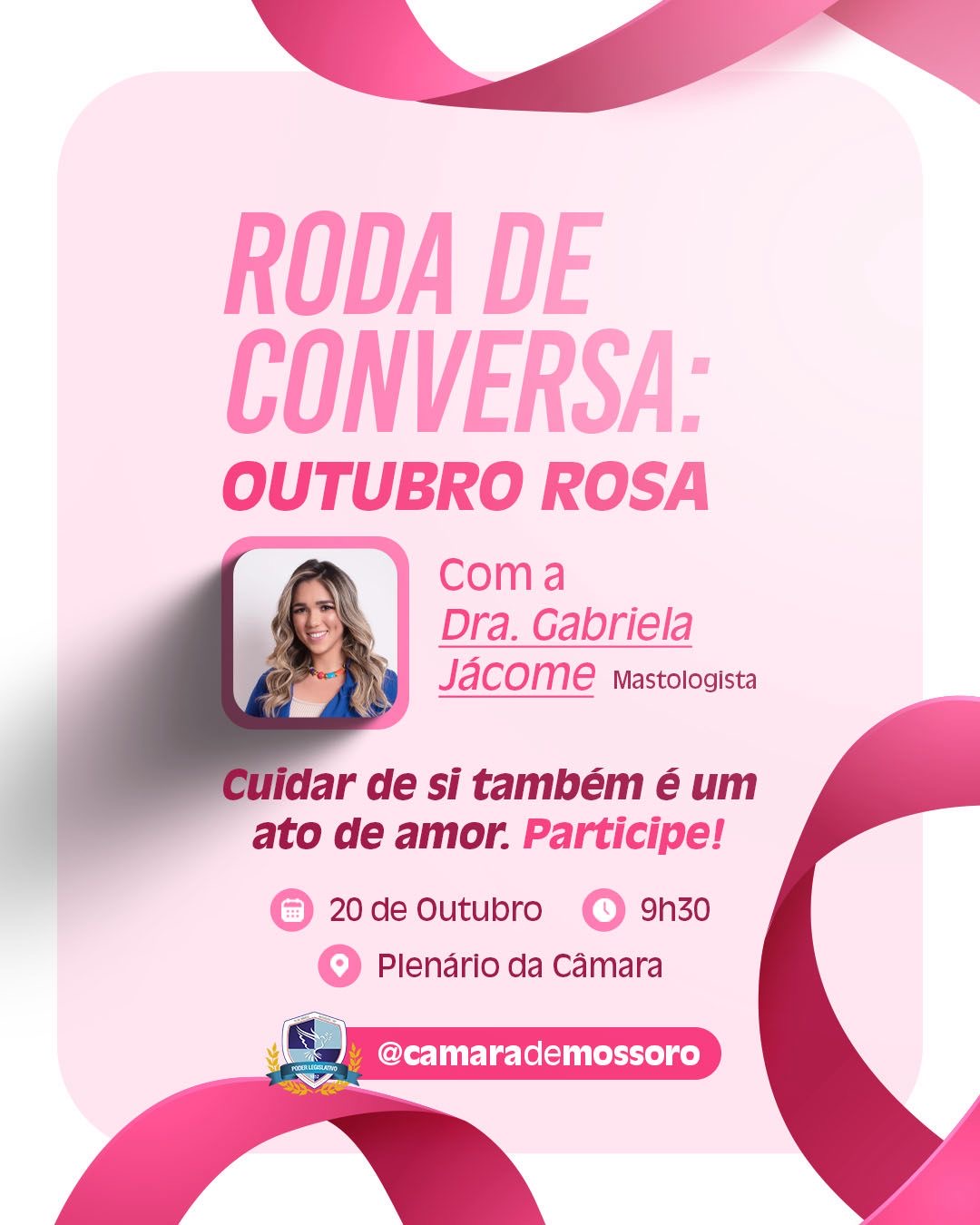 Câmara promove roda de conversa sobre  saúde da mulher nesta segunda-feira
