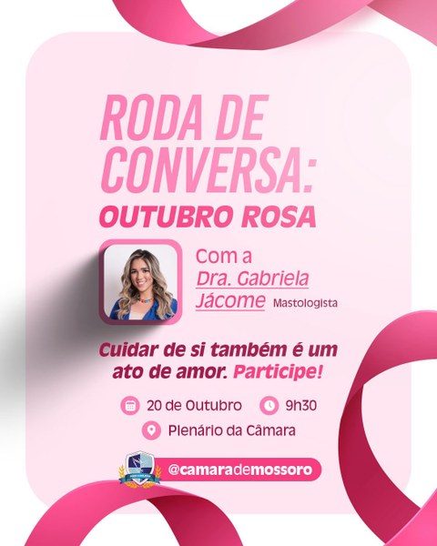 Câmara promove roda de conversa sobre  saúde da mulher nesta segunda-feira