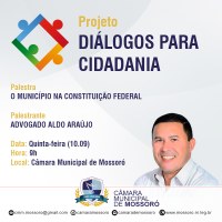 Câmara realiza terceira palestra do projeto Diálogos para Cidadania