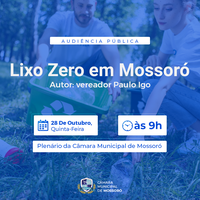 Campanha Lixo Zero: Câmara Municipal realiza audiência sobre reciclagem