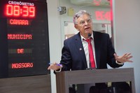 Gilberto Diógenes faz primeiro discurso em tom de agradecimento