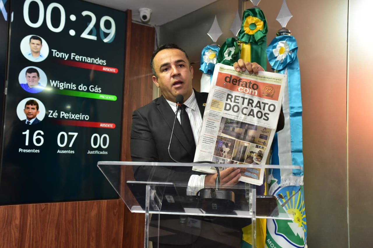 Paulo Igo lamenta consulta médica embaixo de árvore