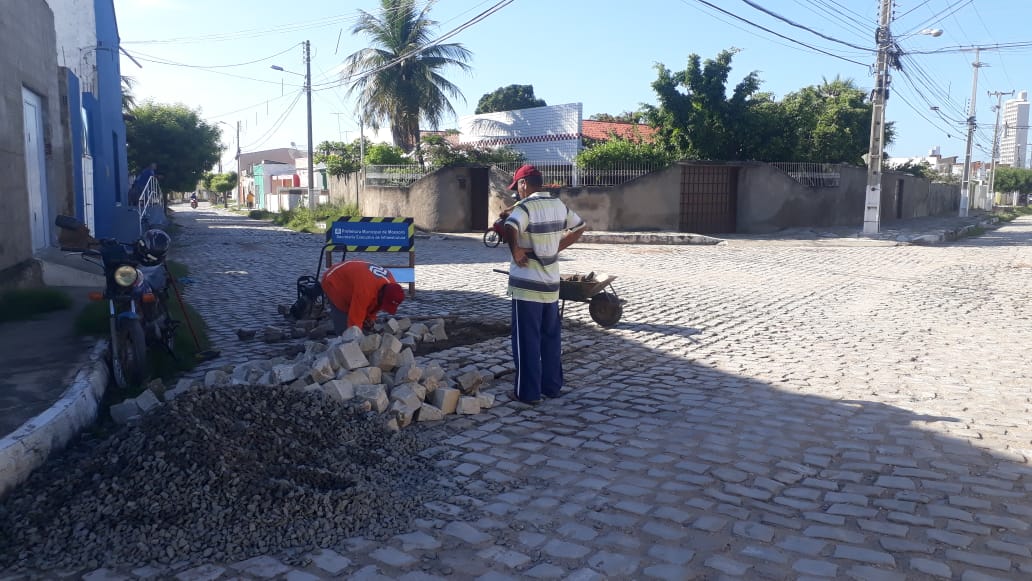 PMM atende indicação e recupera ruas na Ilha de Santa Luzia