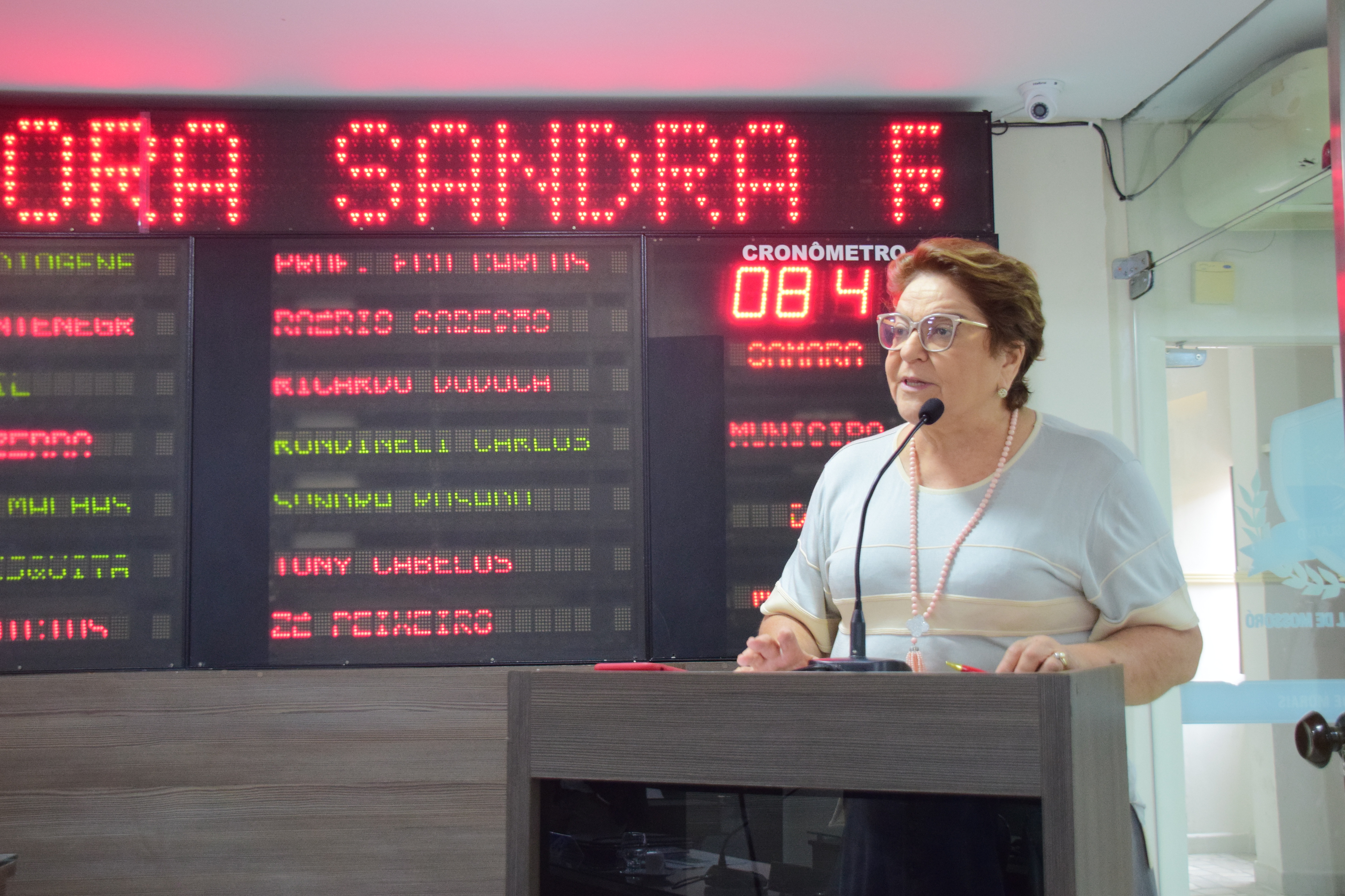 Sandra aborda importância do Cidade Junina e cobra retomada do Hospital da Mulher