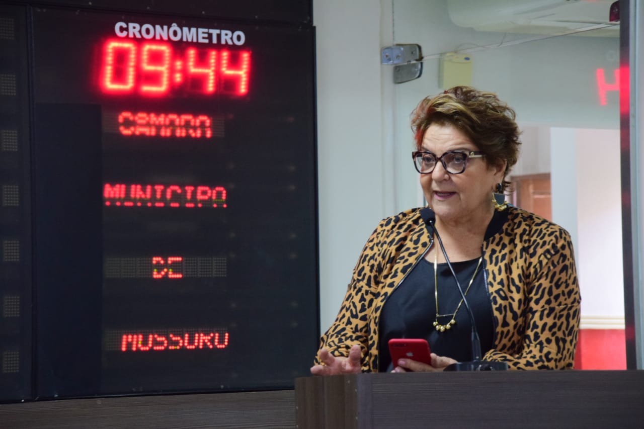 Sandra Rosado debate reforma da previdência durante sessão