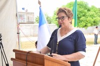 Sandra Rosado destaca emenda para reforma de quadra de esportes