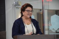 Sandra Rosado reafirma defesa da mulher em pronunciamento