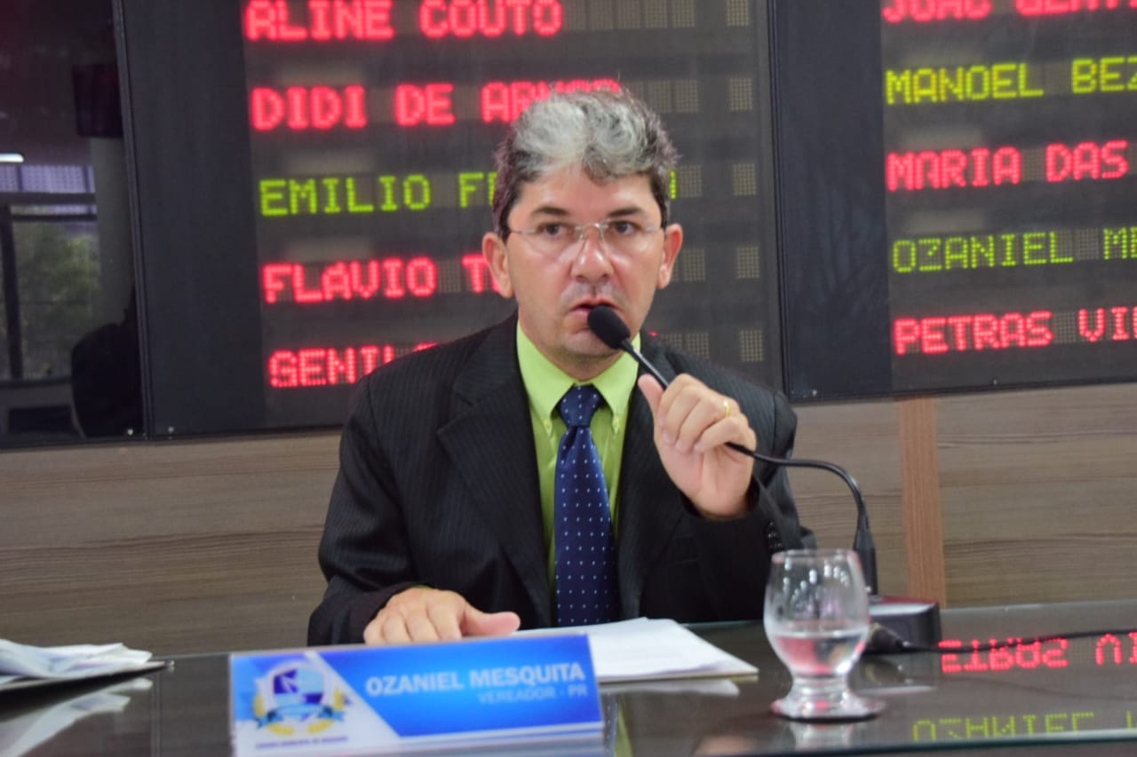Vereador Ozaniel Mesquita defende funcionalismo público