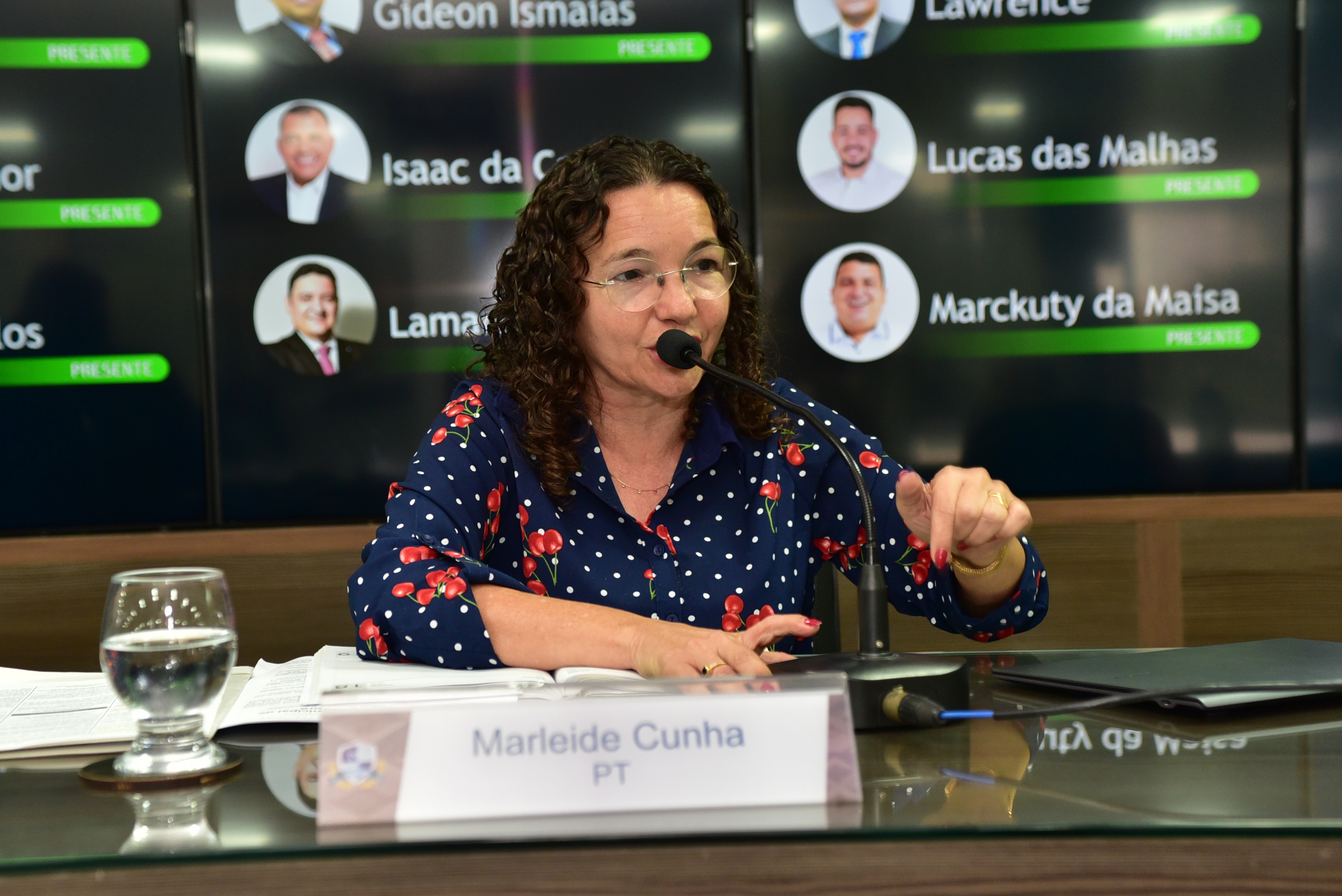 Vereadora Marleide Cunha celebra lei de cotas no município